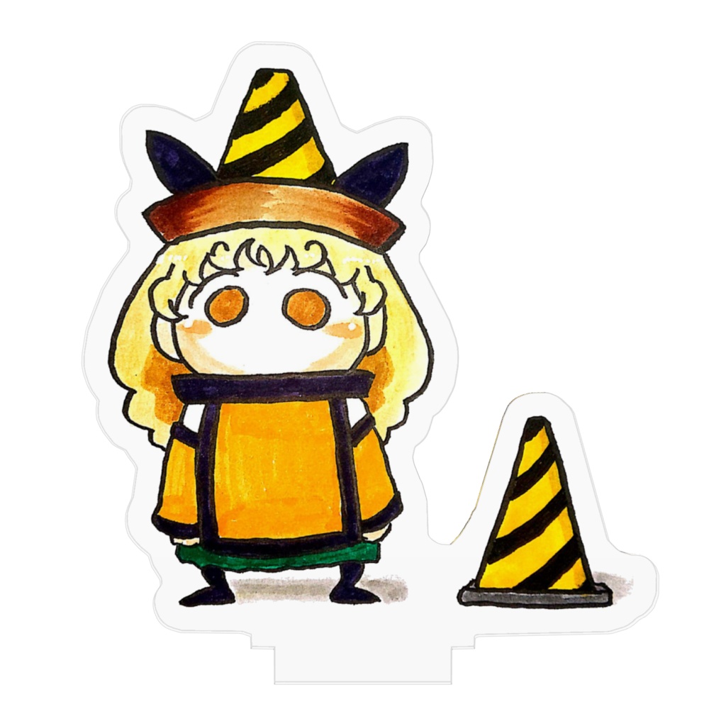 縞コーン隠岐奈アクリルフィギュア