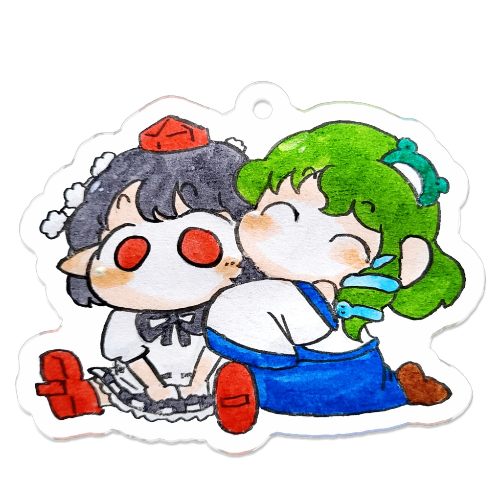 もちもち仲良しあやさなアクリルキーホルダー