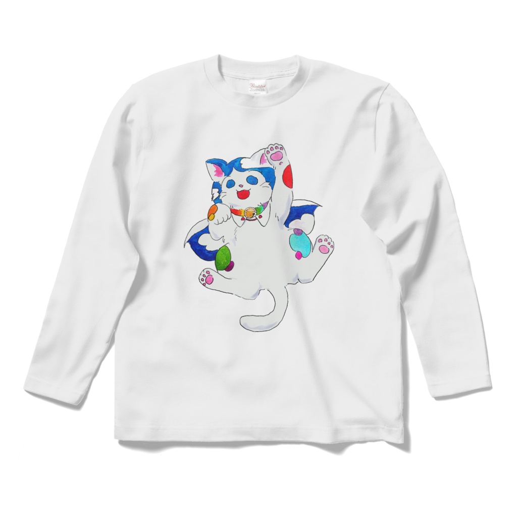 へそ天弓千亦にゃんこ🐈ロングスリーブTシャツ