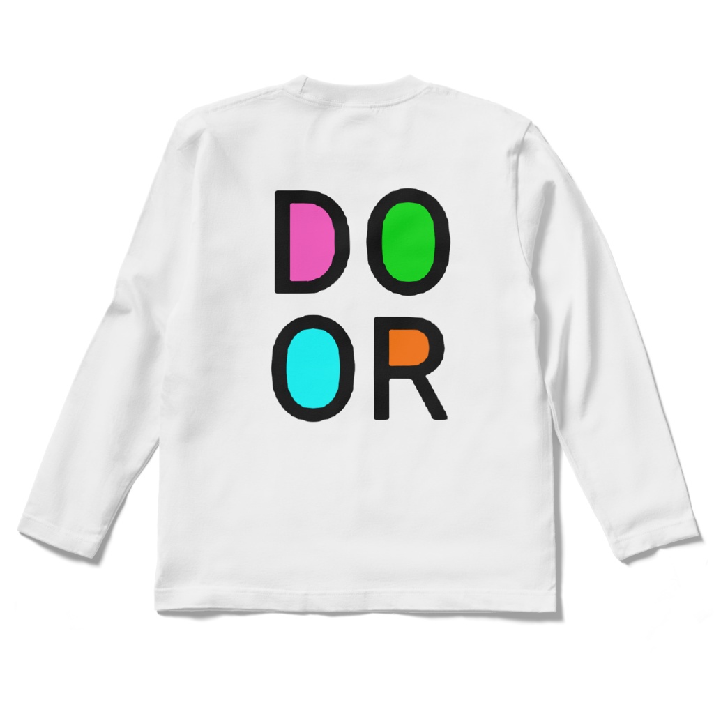 DOORロングスリーブTシャツホワイト