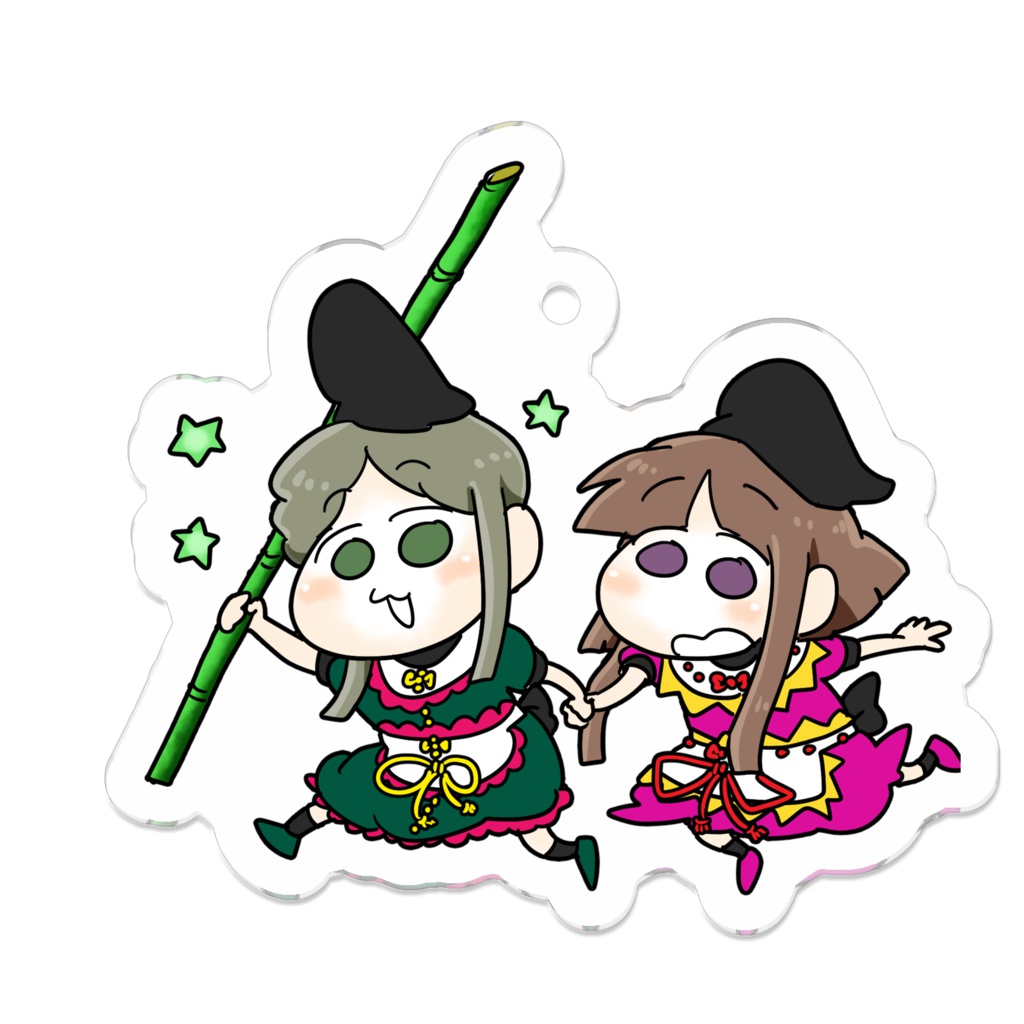 里乃と舞アクリルキーホルダー