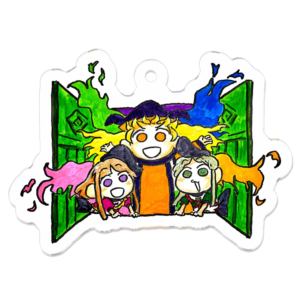 後戸アクリルキーホルダー
