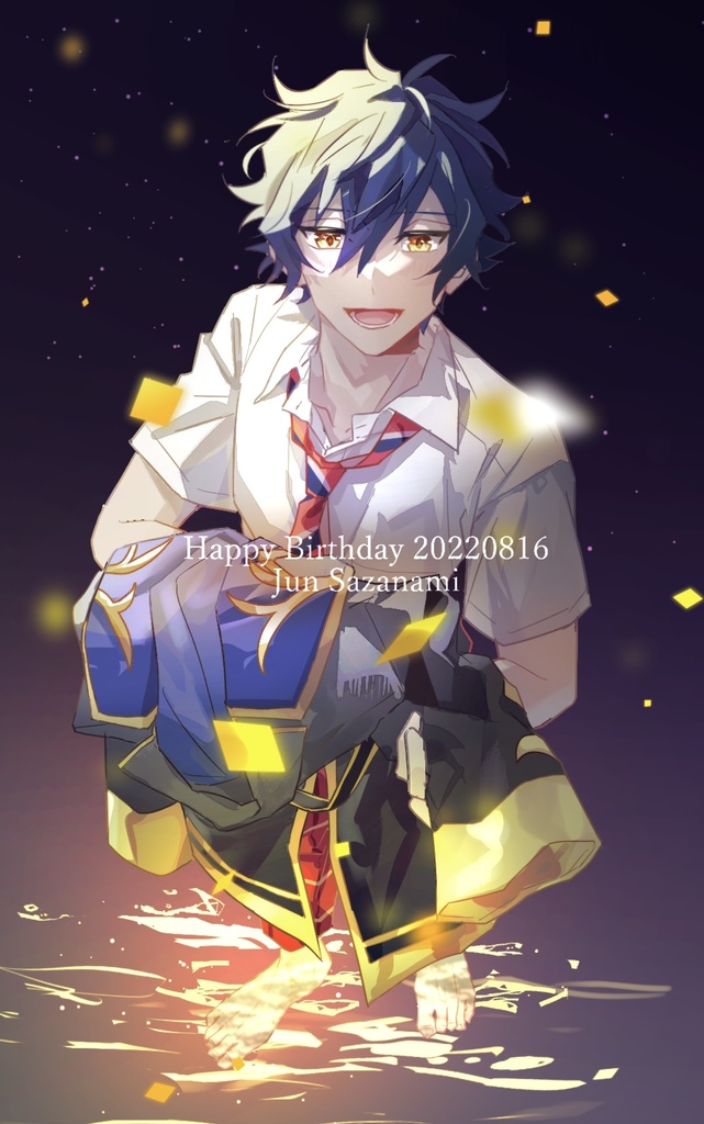 Eden誕生日イラストクリアポストカード