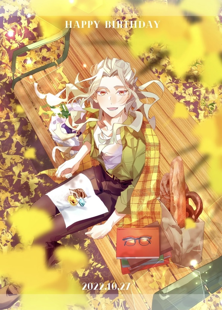 Eden誕生日イラストクリアポストカード