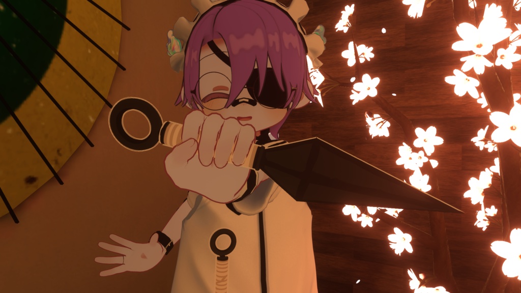 【VRC】かっこかわいい!持ったり持ち替えたりできる!クナイ!