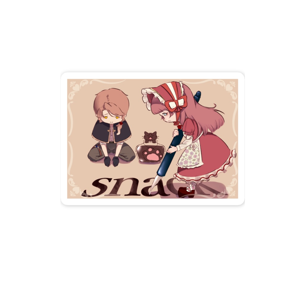 スナック ステッカー