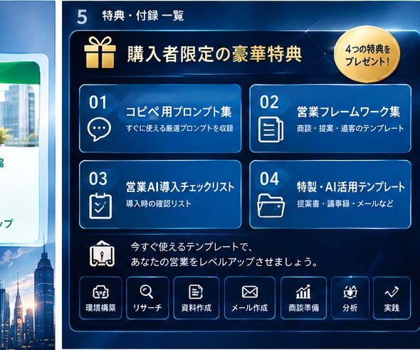 営業マンのためのAI仕事時短キット|ChatGPTで商談・提案・追客を効率化