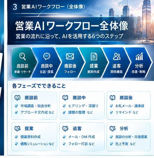 営業マンのためのAI仕事時短キット|ChatGPTで商談・提案・追客を効率化