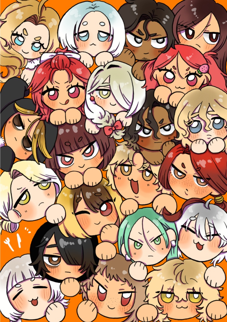 スイーツ擬人化創作イラスト本1