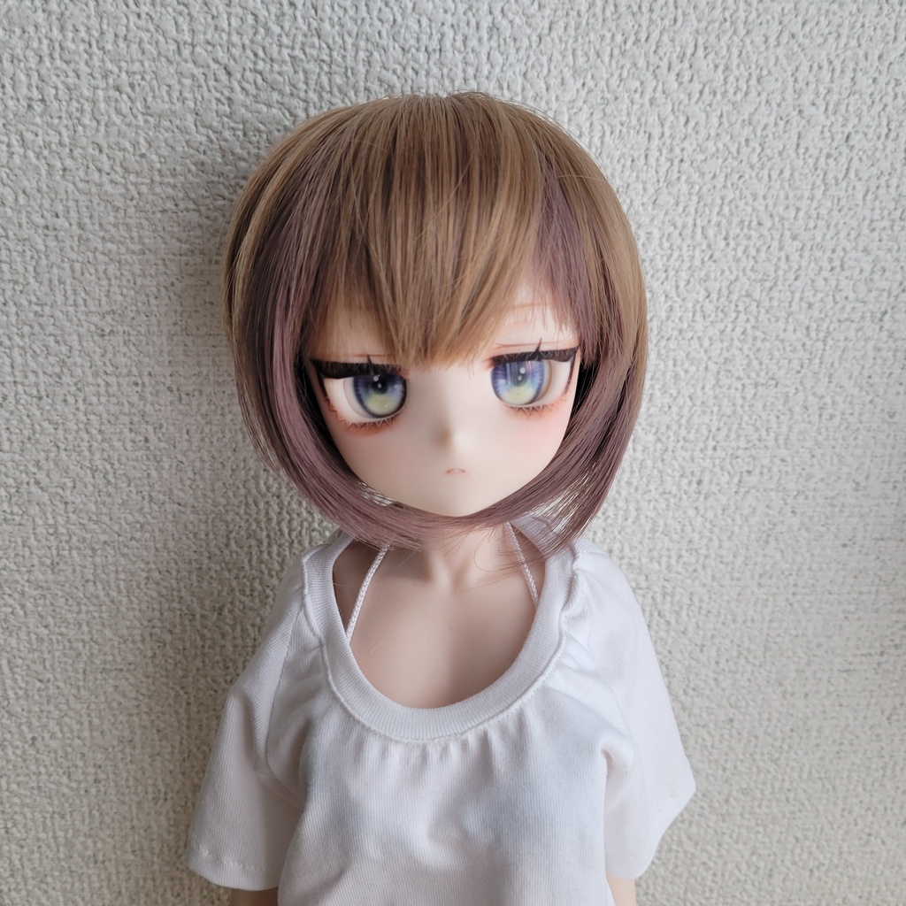 7・9inch ミックスツインテール ブラウン