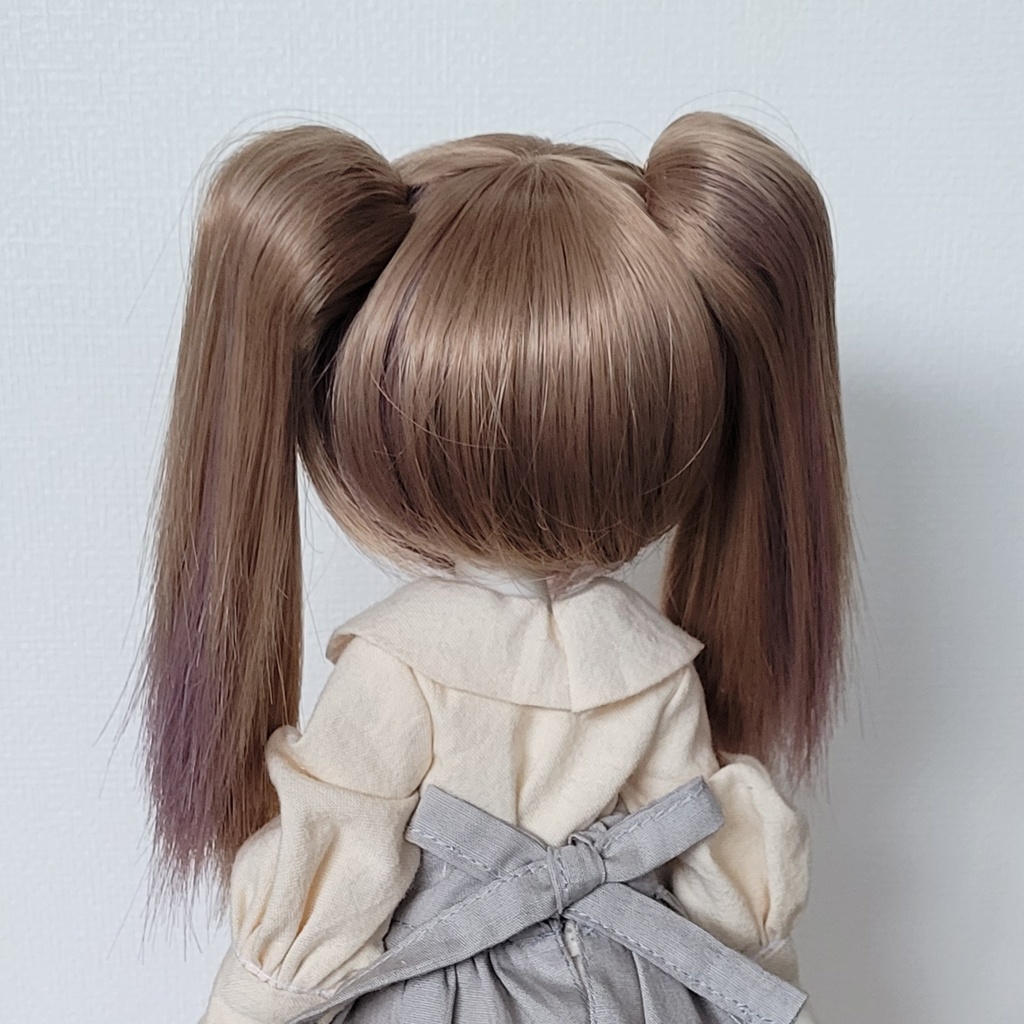 7・9inch ミックスツインテール ブラウン