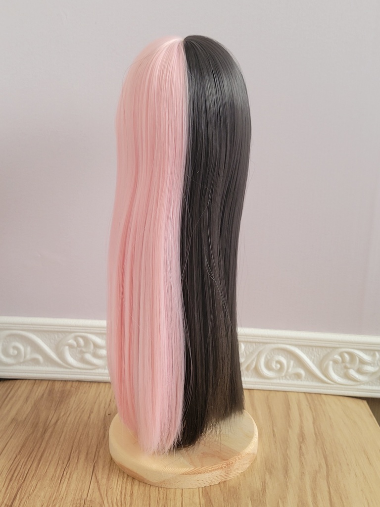 7・9inch ジェミニ姫カット 黒×ピンク