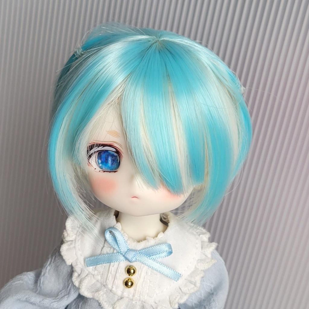 【6.5～7inch】 ミックスツインテール 流氷