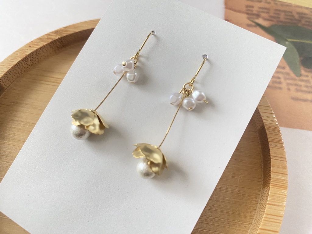 フックピアス  ＊イヤリング変更可＊