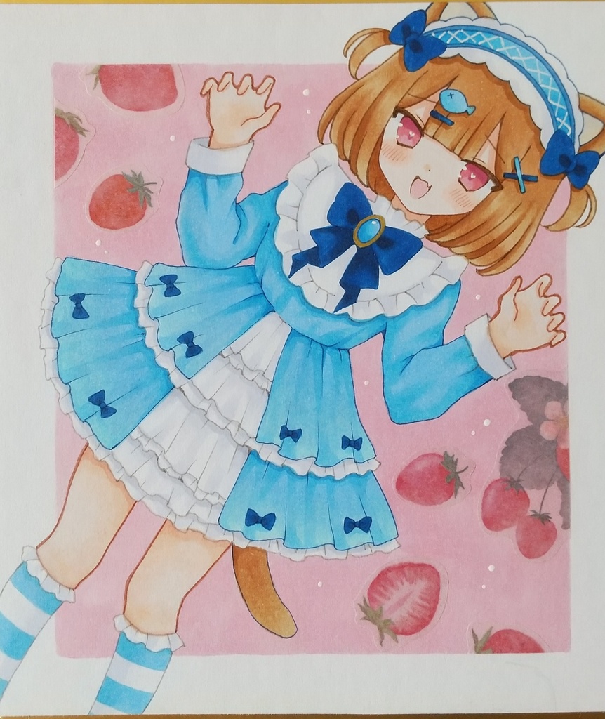 オリジナル 手描きイラスト