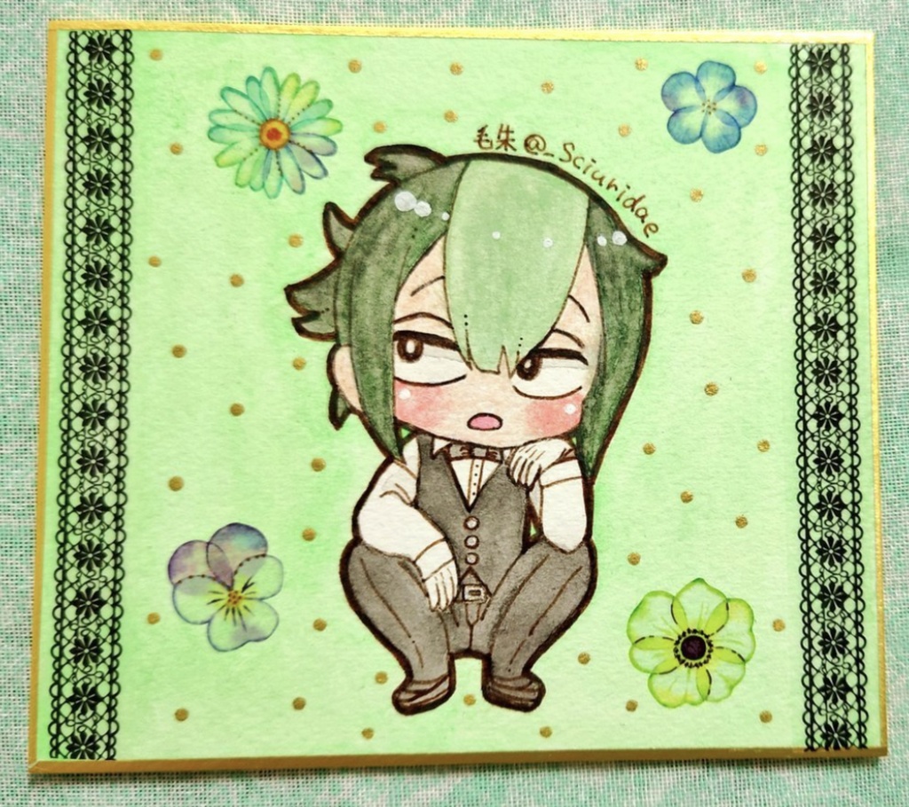 色紙イラストオーダー【なんのキャラでもOK!】