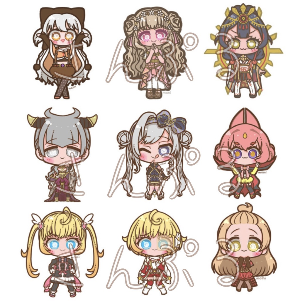 マギアレコード ホログラムステッカー9種セット