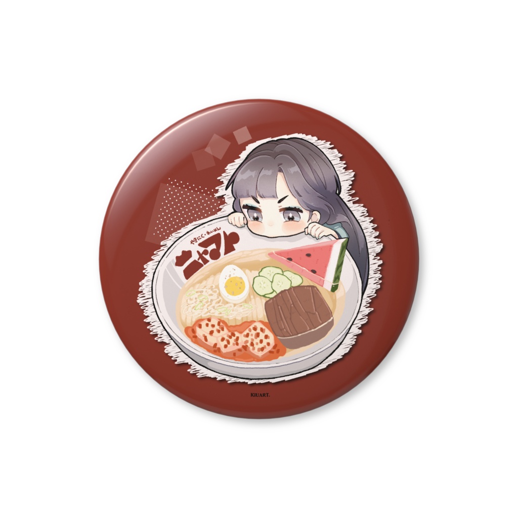 イ~ハト~ヴォ名物缶バッジ【モリーオれいめんver.】【販売期間:~10/31 22:00迄】