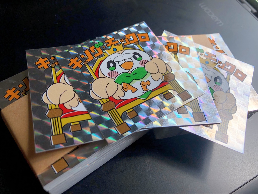 モックリマンシール「キング・モックロ」