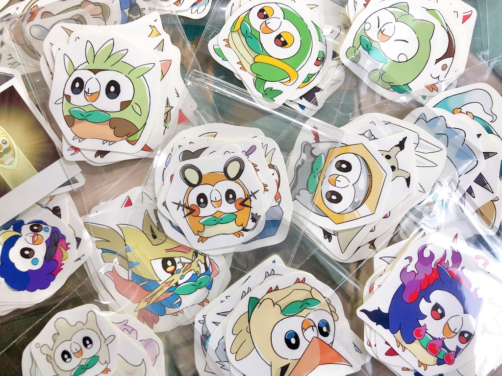 モクローステッカーセット2（下巻シリーズ）