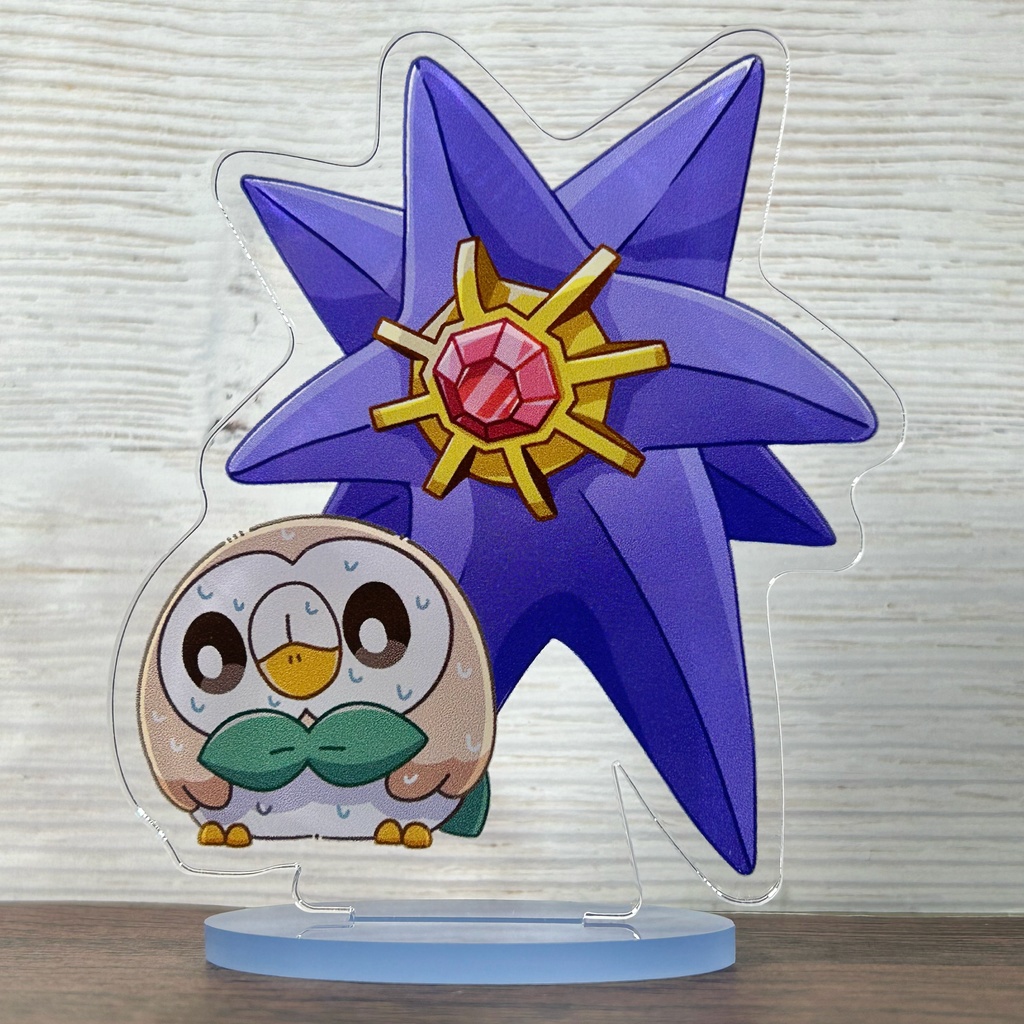 「モクロー×メガスターミー」 アクリルスタンド