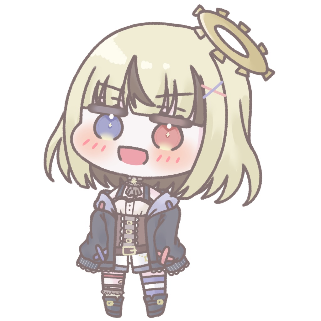 【我楽スピカ】ふんわりミニキャラアクリルキーホルダー