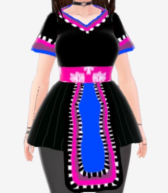 Hmong outfit (Remove checkered parts)