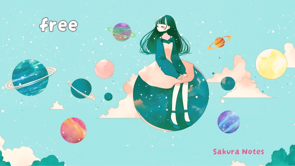 【フリーBGM】「夢子さんのひとりごと」kawaii future bass和 - 作業用・配信用