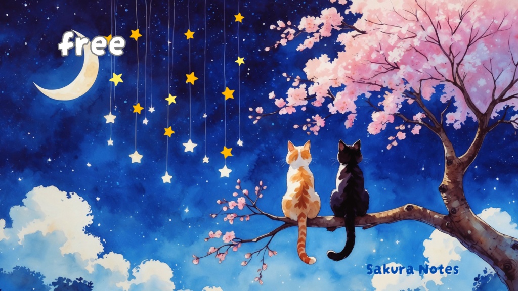 【フリーBGM】「MIKOとCHOKOの星空談議・桜編」ヒーリングlo-fi 和 - 作業用・配信用