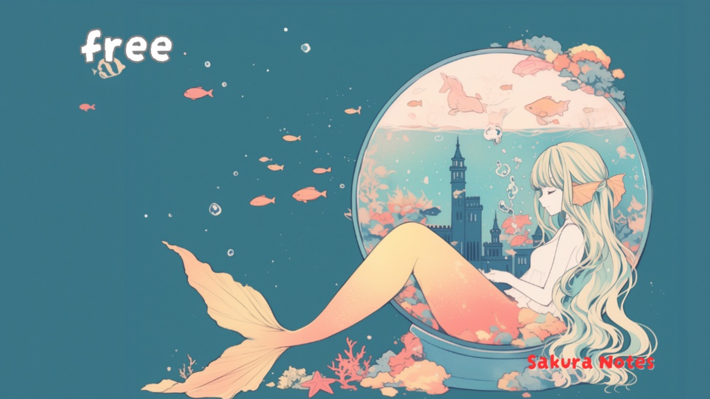 【フリーBGM】「遠い人魚の夢」和楽器の波音誘う幻想【kawaii future bass】- 作業用・配信用
