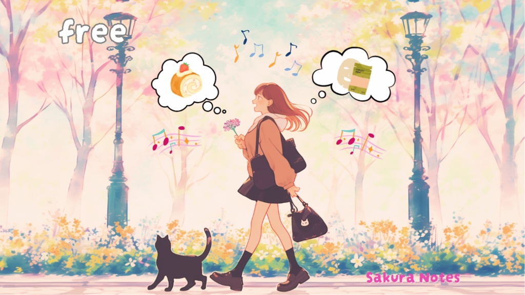 【フリーBGM】「スキップ🎵ロード」kawaii future bass和 - 作業用・配信用