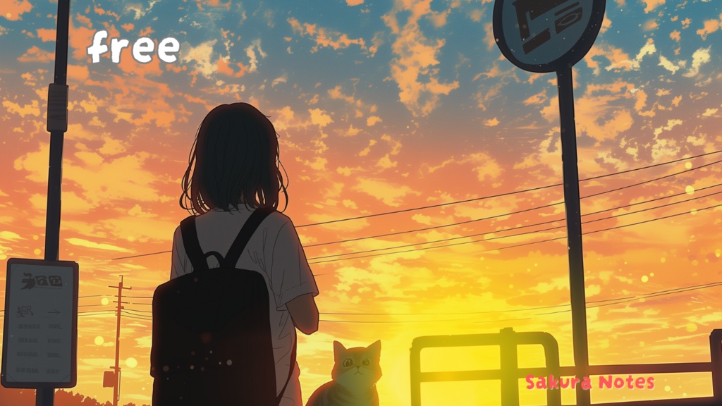 フリーBGM】「Golden Sunset」kawaii future bass和 - 作業用・配信用