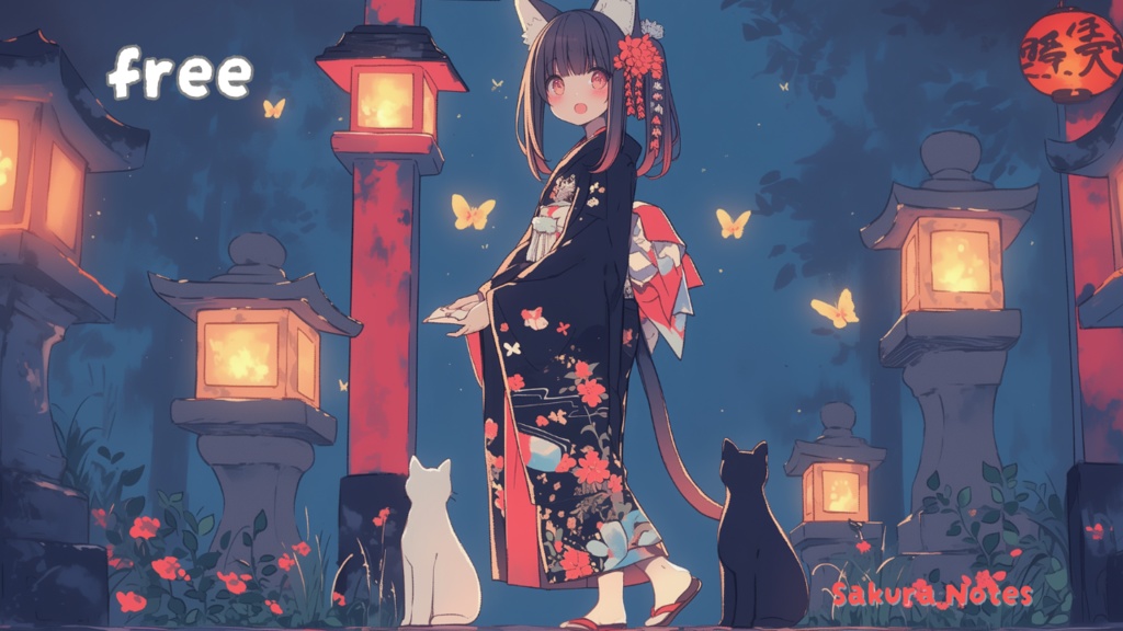 【フリーBGM】「恋する乙女の午前２時」kawaii future bass和 - 作業用・配信用