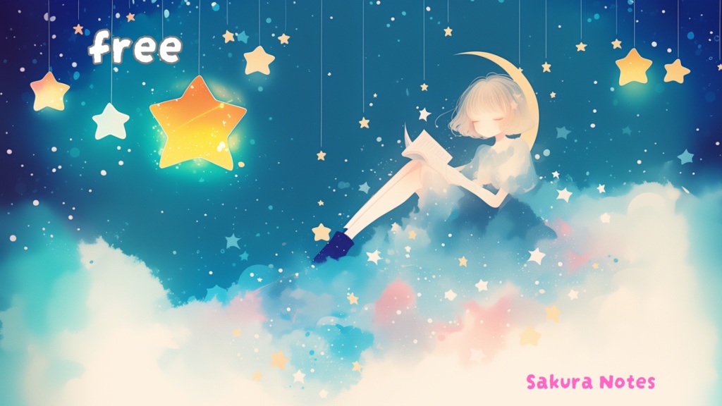 【フリーBGM】「星読みさんの運命星」夜空駆けぬける星音【kawaii future bass】- 作業用・配信用