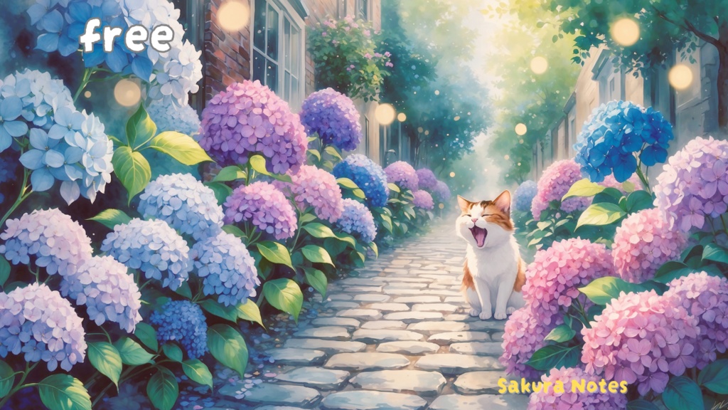【フリーBGM】「Sweet Violet Avenue」kawaii lo-fi jazz和 - 作業用・配信用
