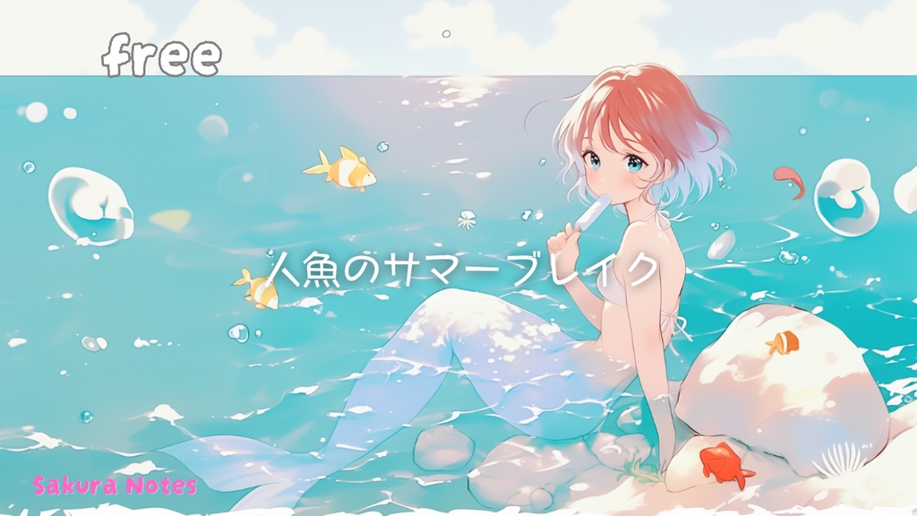 【フリーBGM】 [ 人魚のサマーブレイク ]  幻想チル / dreamy / ノスタルジー