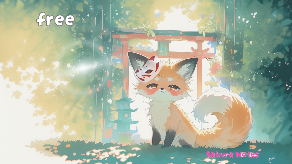 【フリーBGM】「ゆめきつね・夏の余韻」アンビエントな和風lo-fi - 作業用・配信用