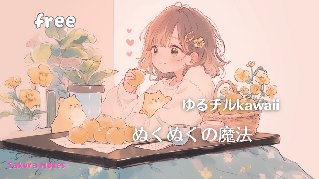 【フリーBGM】 ぬくぬくの魔法《 ゆるチル日和 》-  kawaii / ほっこり / ゆめかわ / 作業用・配信用