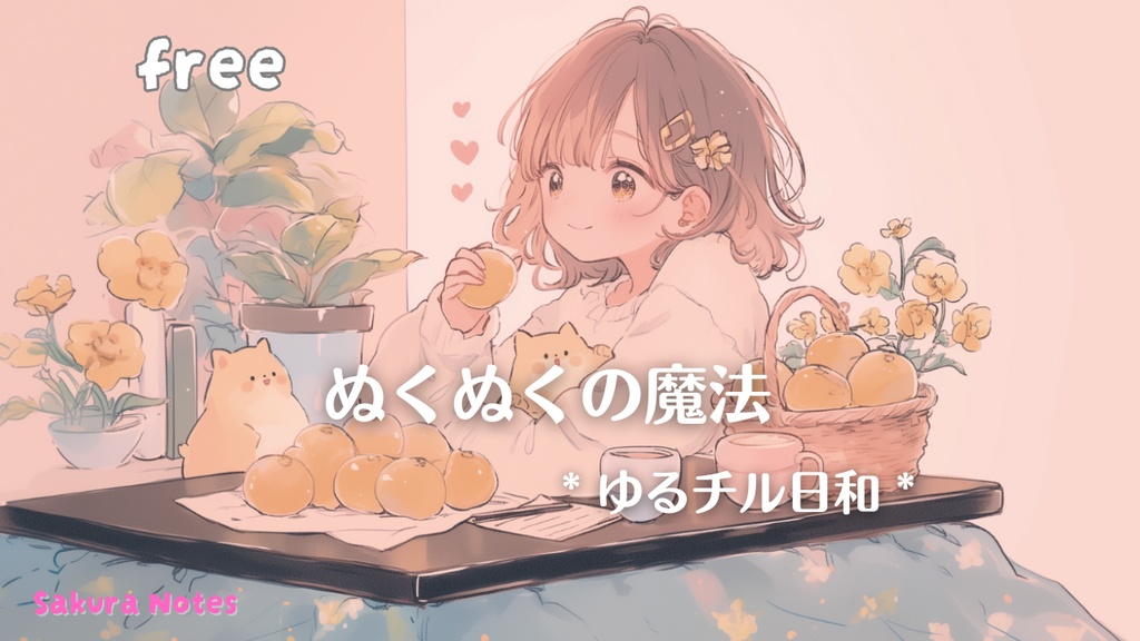 【フリーBGM】 ぬくぬくの魔法《 ゆるチル日和 》-  kawaii / ほっこり / ゆめかわ / 作業用・配信用