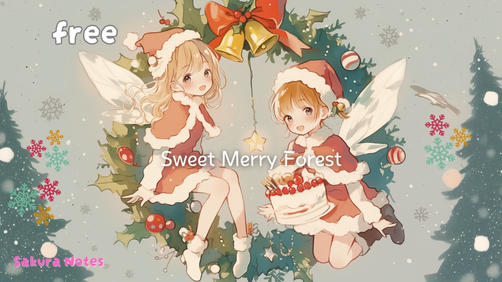 【フリーBGM】[ Sweet Merry Forest  ] クリスマス / fantasy / kawaii