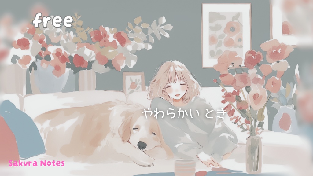 【フリーBGM】 [ やわらかいとき ]   chill / cozy / 大人かわいい