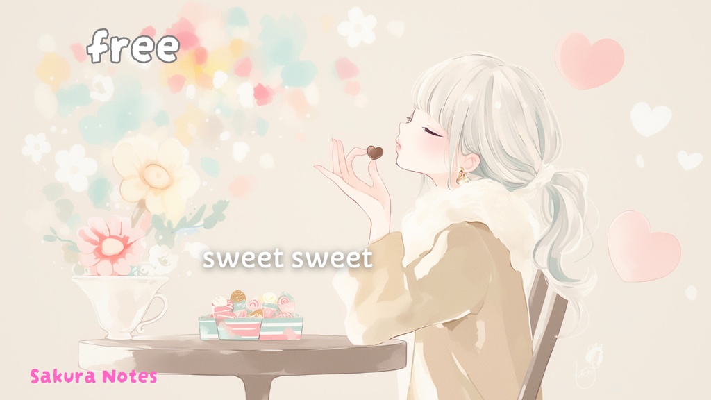 【フリーBGM】 [ Sweet Sweet ]  心地いい / chill / cozy 