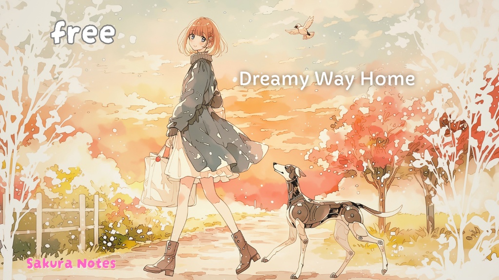【フリーBGM】 [ Dreamy Way Home ]  幻想pop / ファンタジー / chill 
