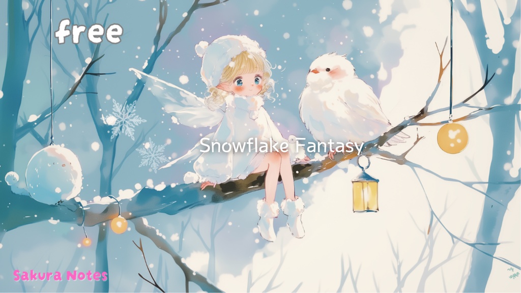 【フリーBGM】[ Snowflake Fantasy ]  オルゴール / ファンタジー / kawaii