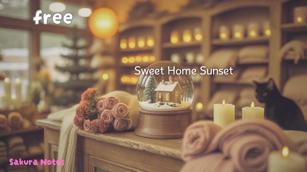 【フリーBGM】 [ Sweet Home Sunset ]  夕ぐれJazz / cozy / 温かい