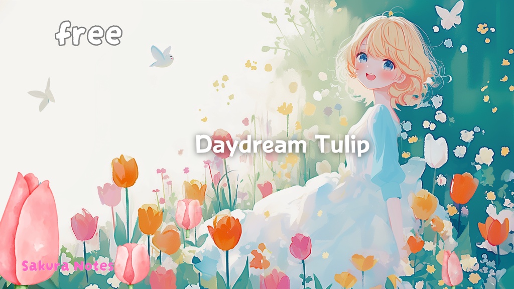 【作業用BGM / フリー】kawaii cozy fantasy [ Daydream Tulip ]