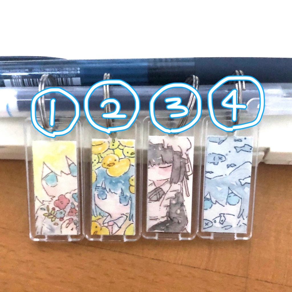 原画キーホルダー