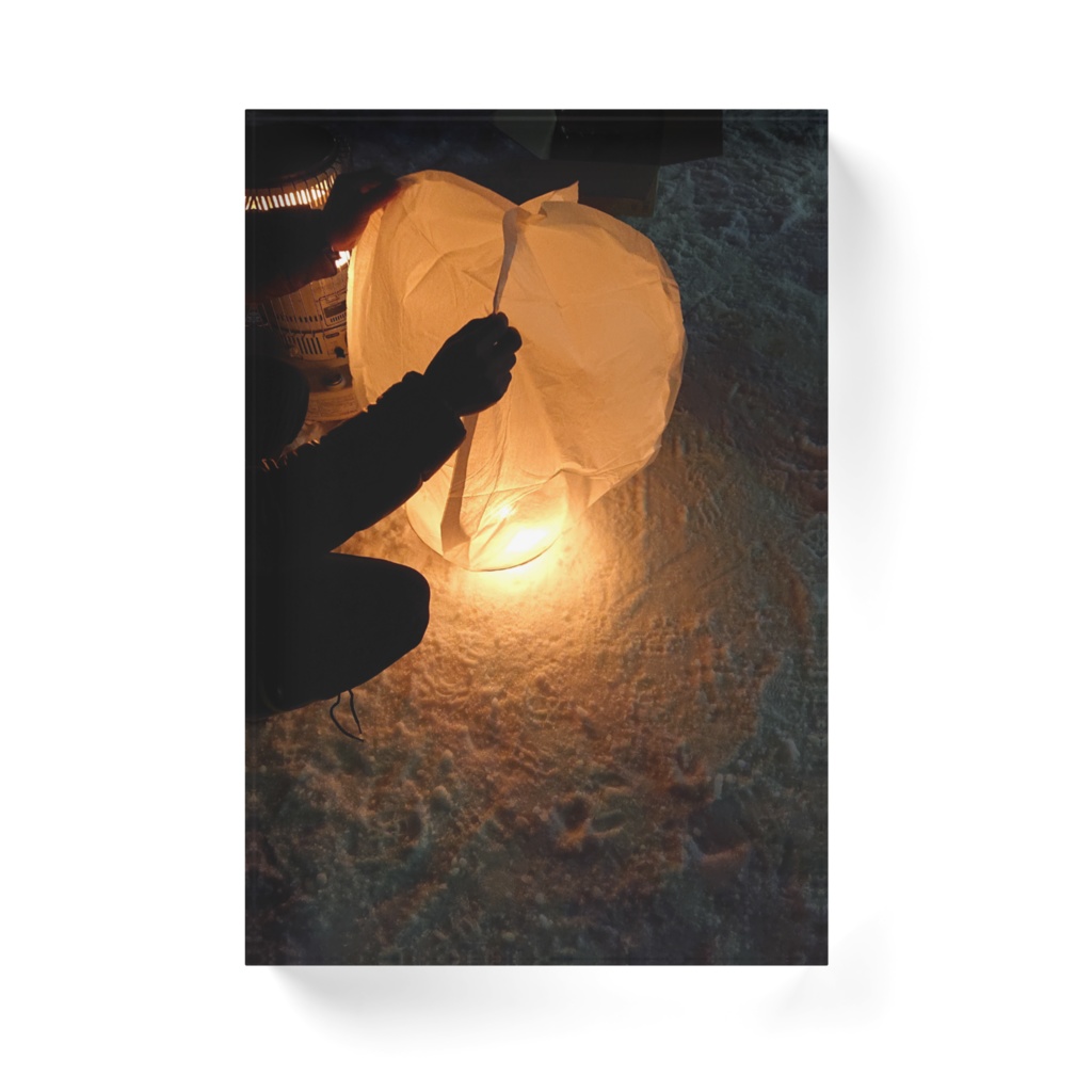 ランタンアクリルブロック