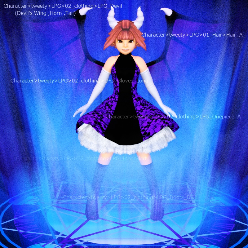 POSER用【Devil's Costume】LPG専用