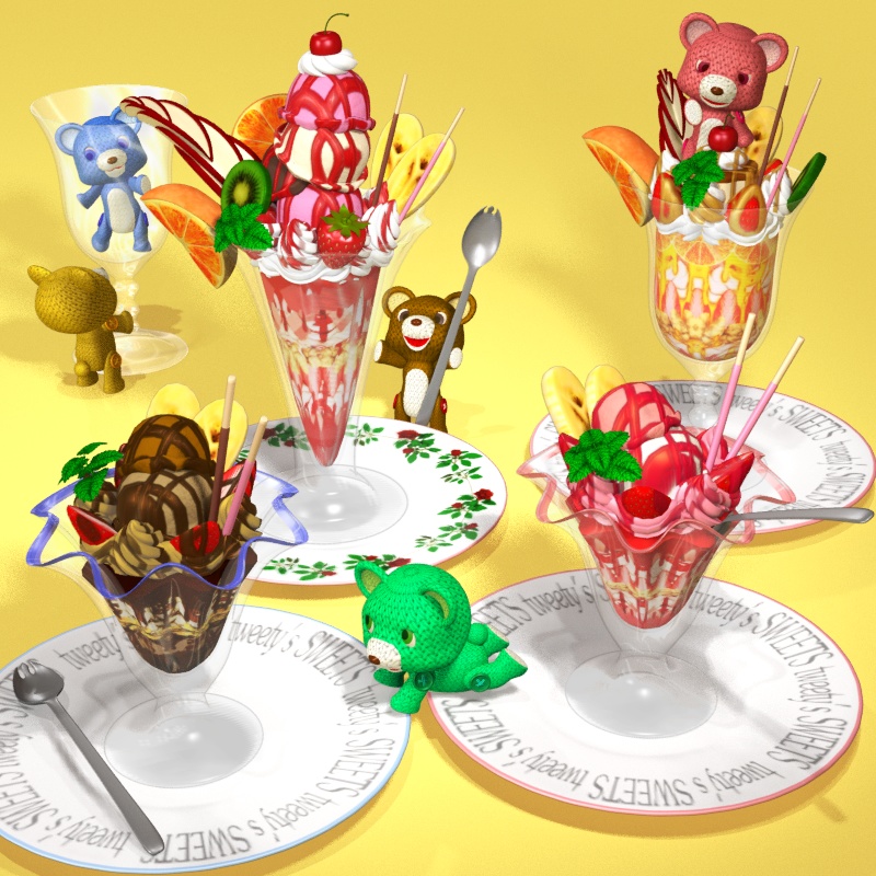POSER用【Parfait&Sundae】
